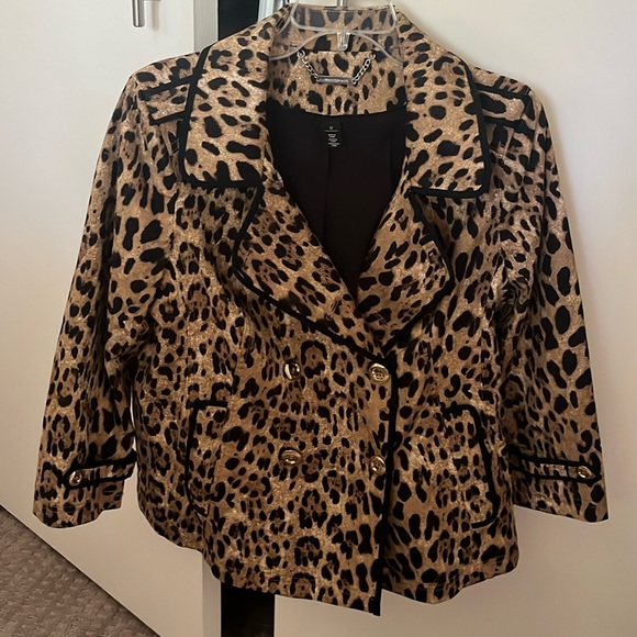 WHBM SWING LEOPARD COAT BNWT 12 - Picture 2 of 10